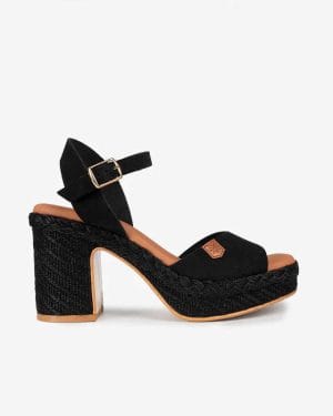 Sandalia Marsella Full Yute Negro Popa