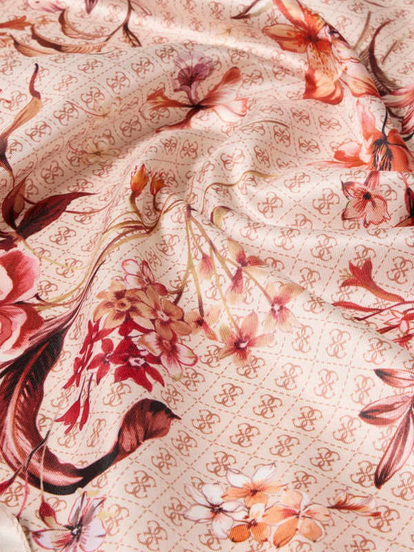 Foulard Guess con estampado floral beige multi - Imagen 3