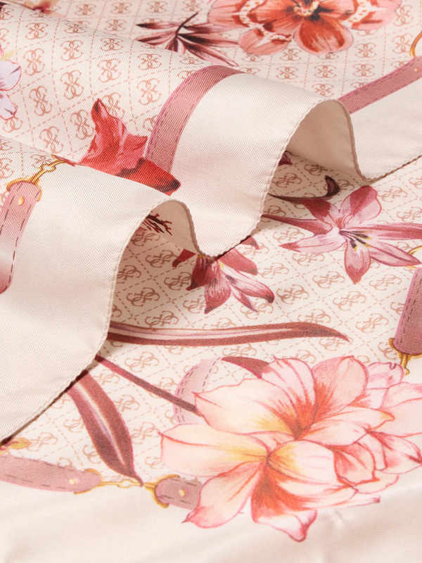 Foulard Guess con estampado floral beige multi - Imagen 2