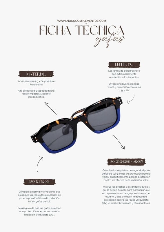 Gafa de sol Mumbai Noco Beige - Imagen 6