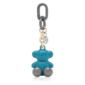 Llavero metal turquesa y azul Bold Bear TOUS