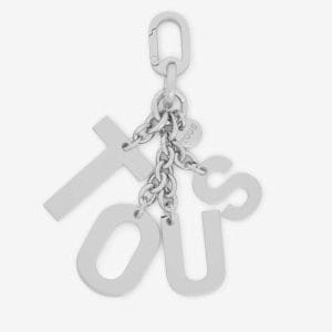 Llavero plateado TOUS Letters