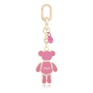 Llavero rosa dorado TOUS Puppet Bear