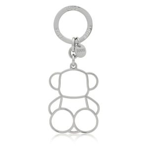 Llavero Silhouette Tous Plateado Bold Bear