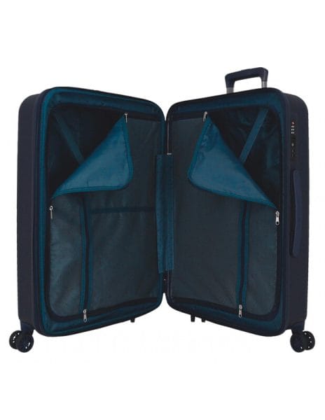 Maleta Movom Grande Wood Azul Marino - Imagen 3