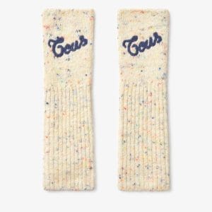 Mitones de punto beige TOUS Monogran