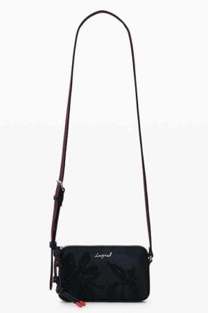 Monedero bandolera Desigual textura pequeño