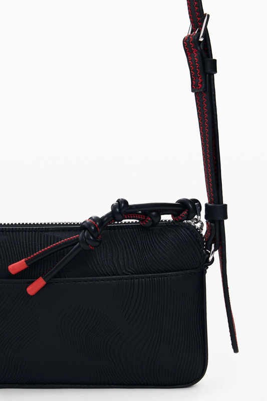 Monedero bandolera Desigual textura pequeño - Imagen 4