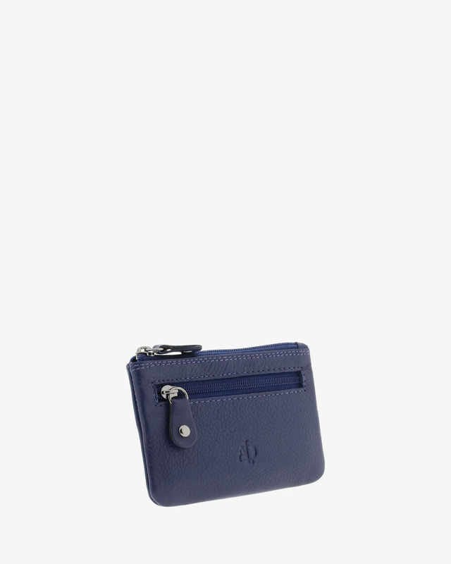 Monedero de piel Unisex Adapell Azul Marino - Imagen 6