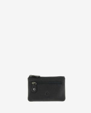 Monedero de piel Unisex Adapell Negro