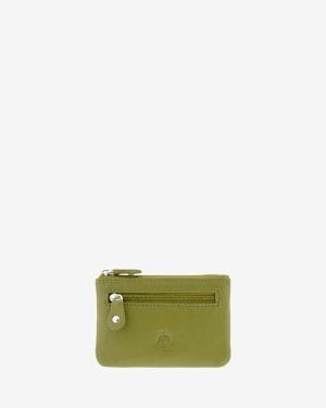 Monedero de piel Unisex Adapell Verde Oliva
