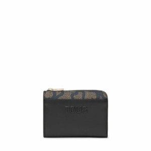 Monedero tarjetero negro Kaos Icon TOUS