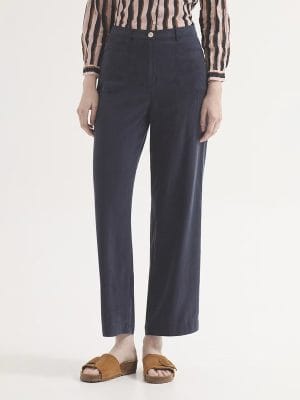 Pantalón de Tencel sobretintado con bolsillos Nice Things marino