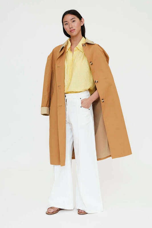 Pantalón vaquero wide leg blanco Wild Pony - Imagen 3