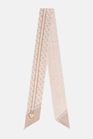 Pañuelo  Guess con logotipo 4G Beige