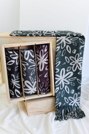 Pashmina Noco Margaritas Negra