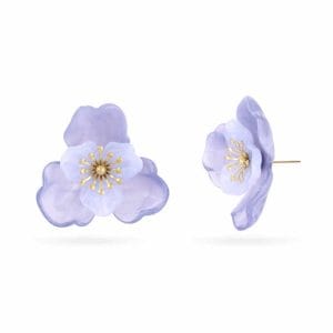 Pendientes Bloom Fiora Morado Anartxy