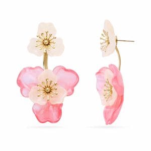 Pendientes Bloom Sylva Anartxy rosa
