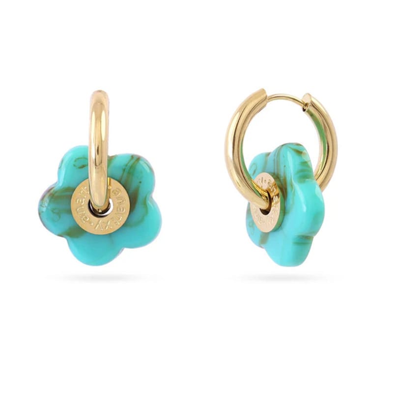 Pendientes Marbles Kavya Anartxy Turquesa