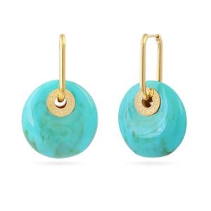 Pendientes Marbles Xyra Anartxy Turquesa