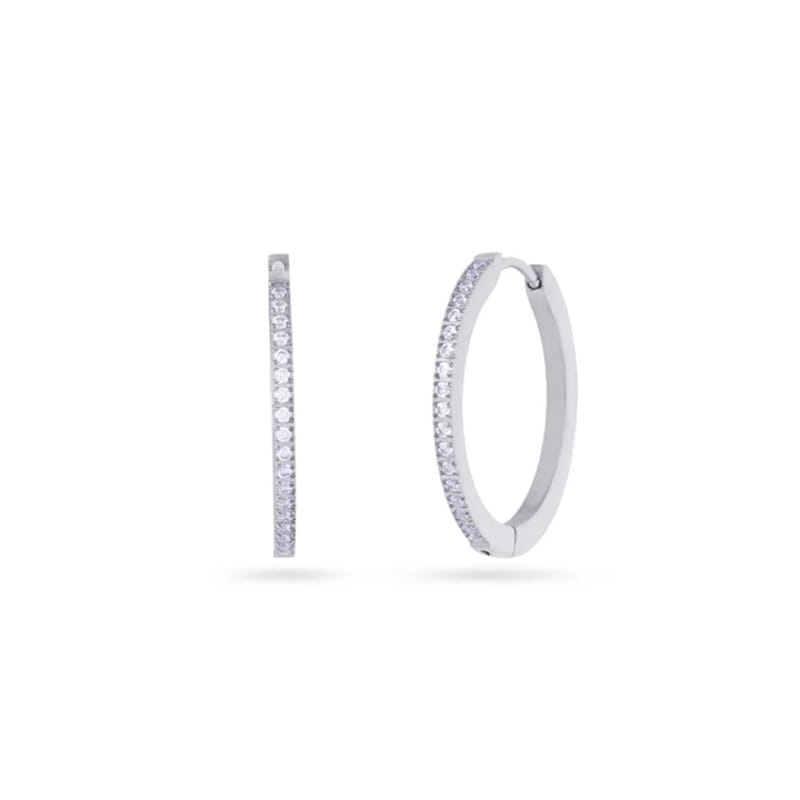 Pendientes Sparkle Irelis Anartxy plateado