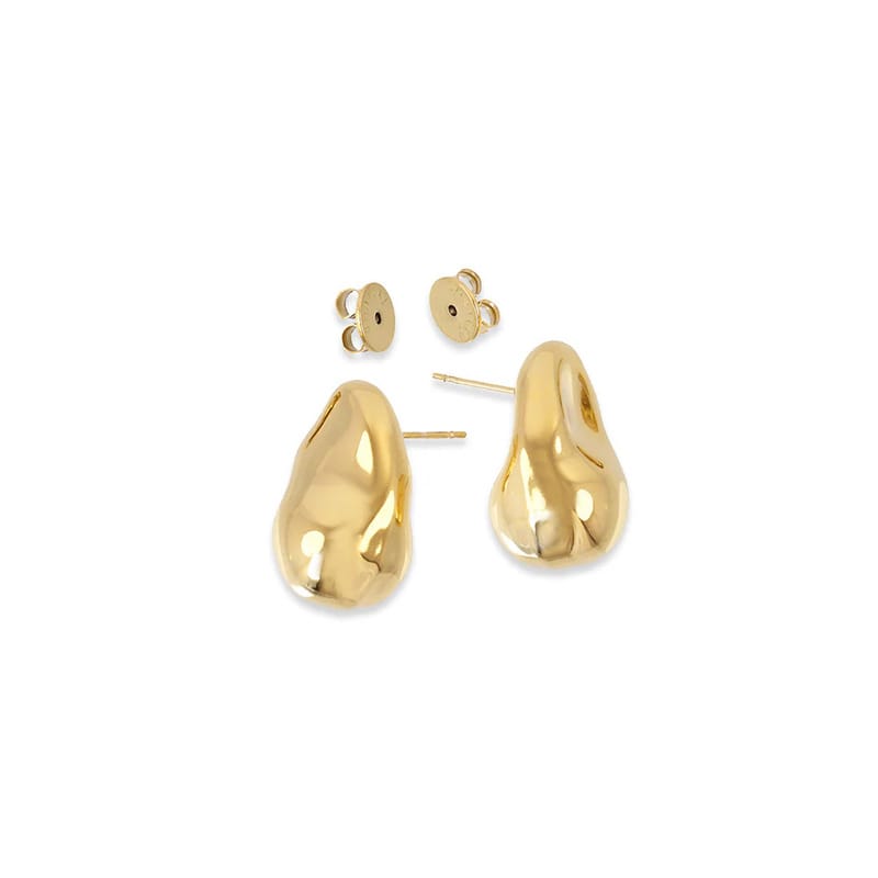 Pendientes Anartxy Waves Core dorado - Imagen 2