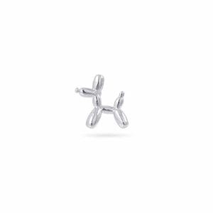 Piercing Poodle Anartxy plateado