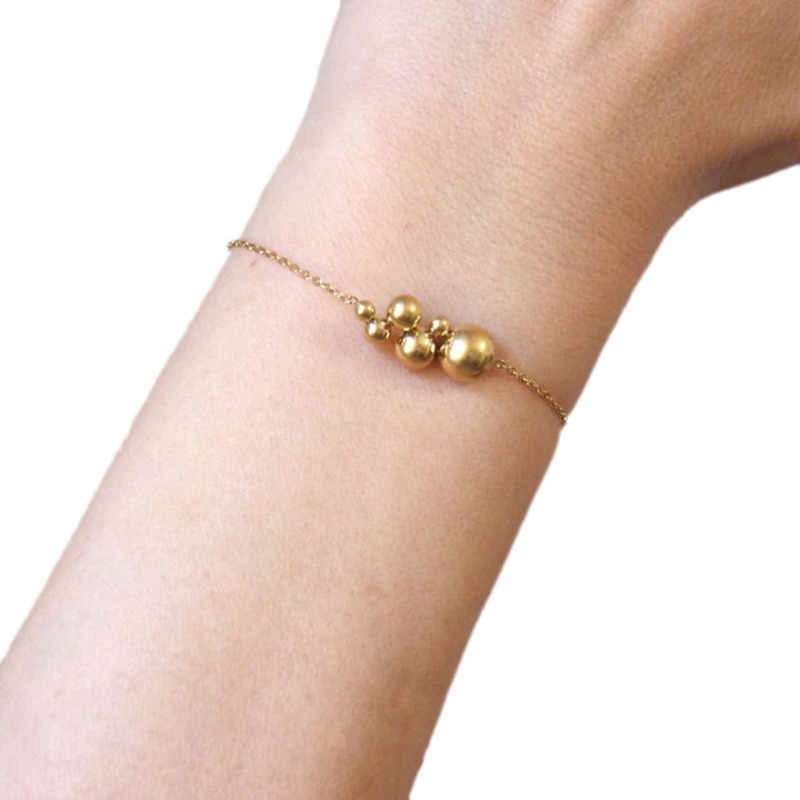 Pulsera Aloisa Anartxy dorada - Imagen 2