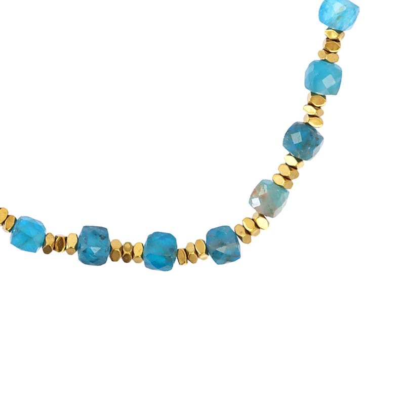 Pulsera elástica Spirit piedras facetadas Turquesa Anartxy - Imagen 2