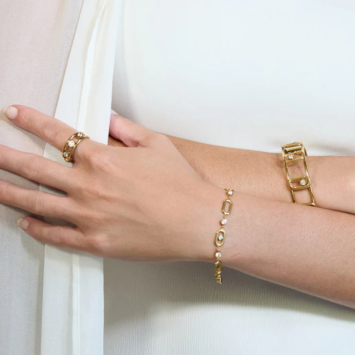 Pulsera Infinity Soul Anartxy dorada - Imagen 3