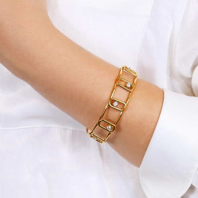Pulsera Infinity Soul Anartxy dorada - Imagen 2