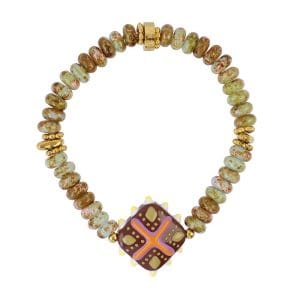 Pulsera elástica Trencadis mosaic Verde Agua Anartxy