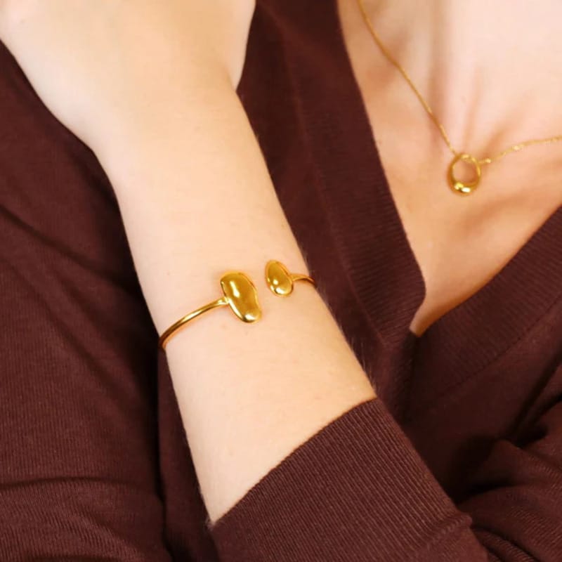 Pulsera Waves Zalya Soul Anartxy dorada - Imagen 2