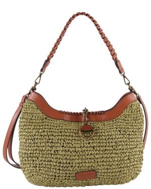 Bolso cacharel rafia trenzada lima