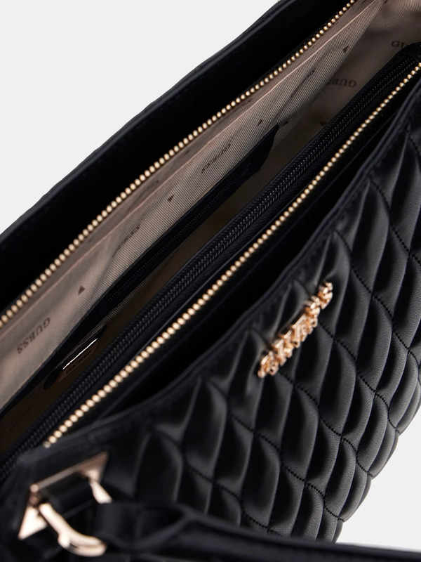 Shopper Guess Valla pespunteado Negro - Imagen 3