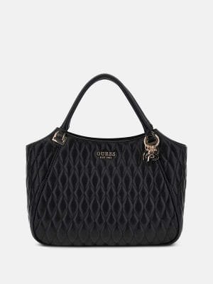 Shopper Guess Valla pespunteado Negro