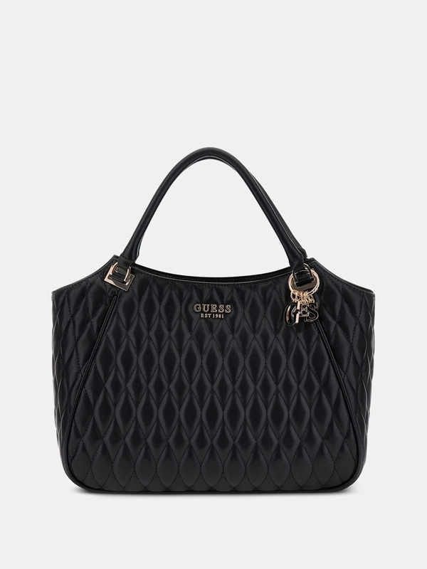 Shopper Guess Valla pespunteado Negro