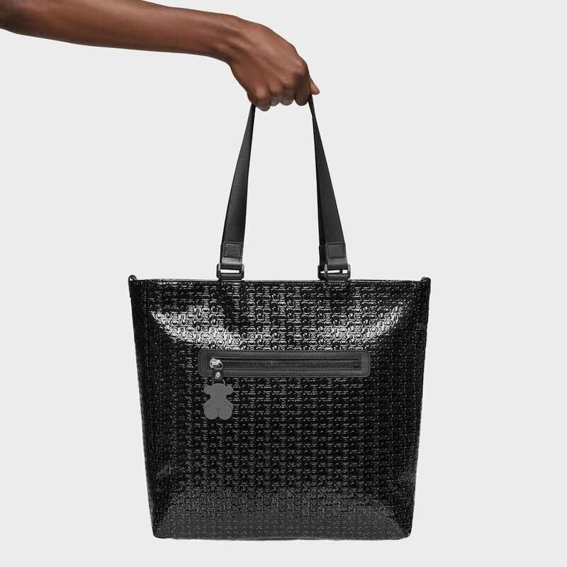 Shopping Lindsay en color negro Tous - Imagen 3