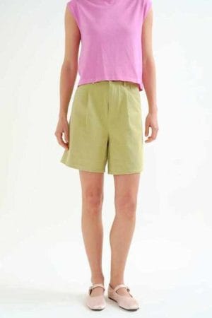 Shorts verde 100% algodón Compañia Fantástica