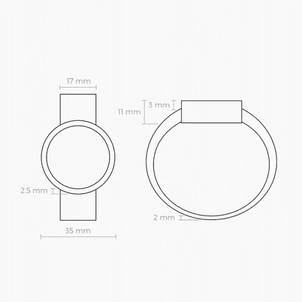 Mecanismo O Bag tono Láser coco Burdeos - Imagen 3