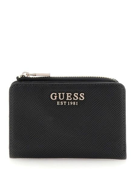 Monedero tarjetero Guess Laurel Negro