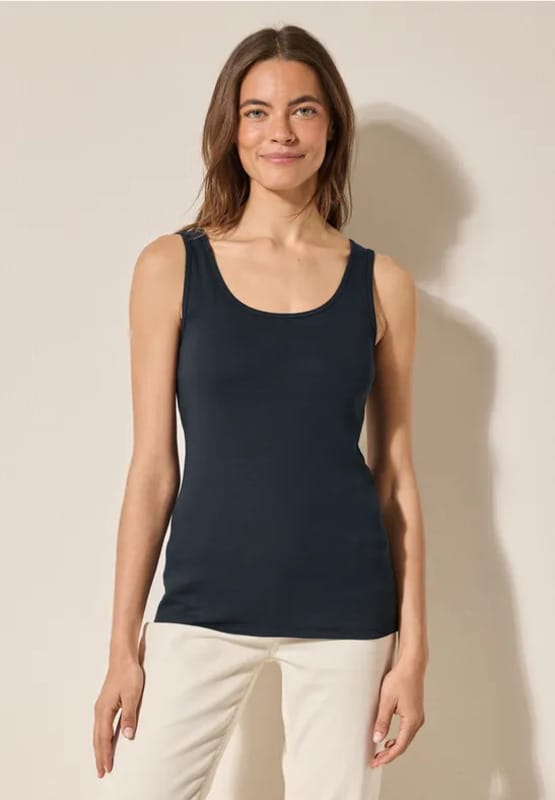 Camiseta Básica Cecil Azul Marino