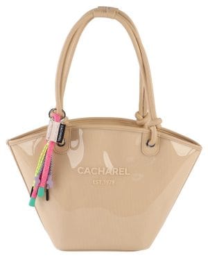 Bolso Cacharel Tote Vinilo Beig