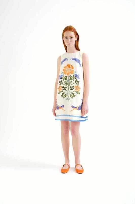 Vestido corto Palm & Mermaid Compañia Fantástica - Imagen 4