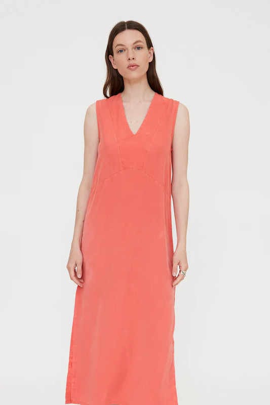 Vestido largo fluido coral Wild Pony - Imagen 4