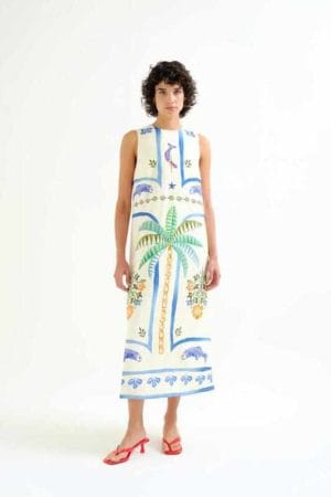 Vestido largo Palm & Mermaid Compañia Fantástica