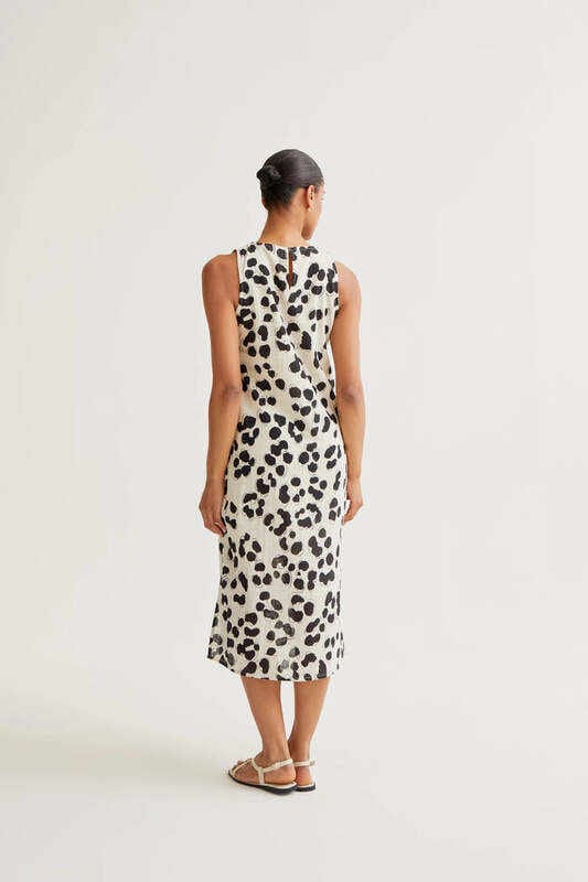 Vestido midi con estampado Dalmatian Compañia Fantástica - Imagen 5