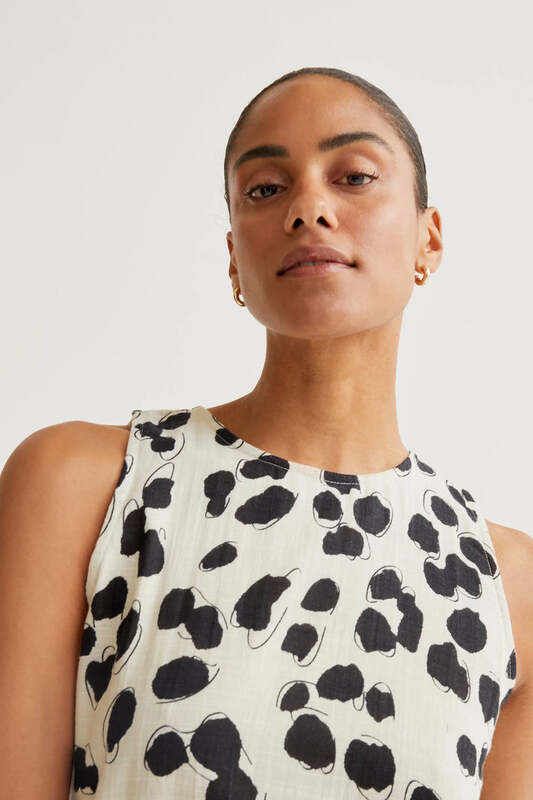 Vestido midi con estampado Dalmatian Compañia Fantástica - Imagen 4