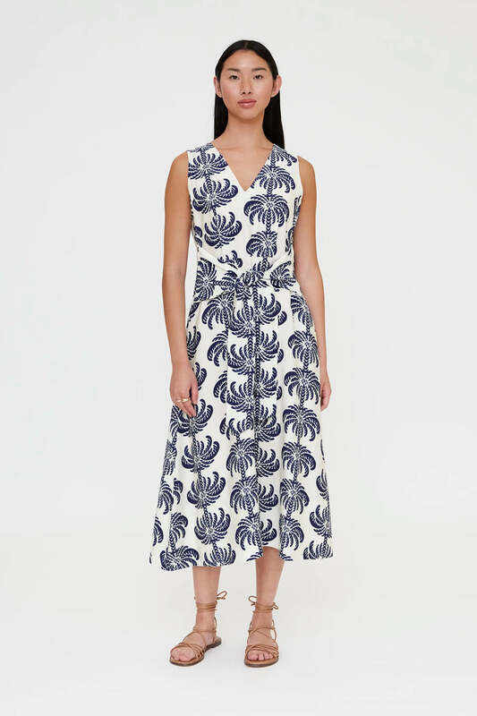 Vestido midi con estampado Palms Spring Wild Pony