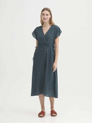 Vestido midi Hellenic Waves Azul Nice Things